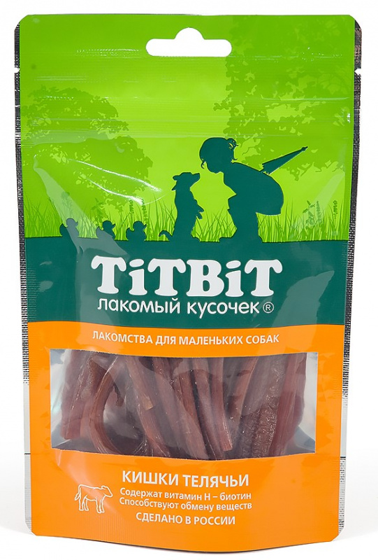 TitBit Кишки телячьи для маленьких собак 50 гр