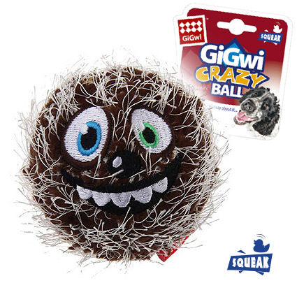 Gigwi игрушка мяч с пищалкой 7 см
