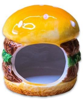 Керамик Арт домик для грызунов бургер 8х8х9 см