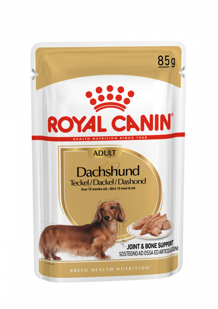 Royal Canin Adult Dachshund влажный корм для собак породы такса в возрасте с 10 месяцев 85 гр