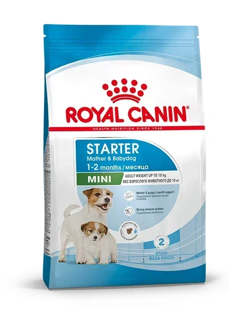 Royal Canin MINI Starter для щенков мелких пород в период отъема и до 2-х месяцев