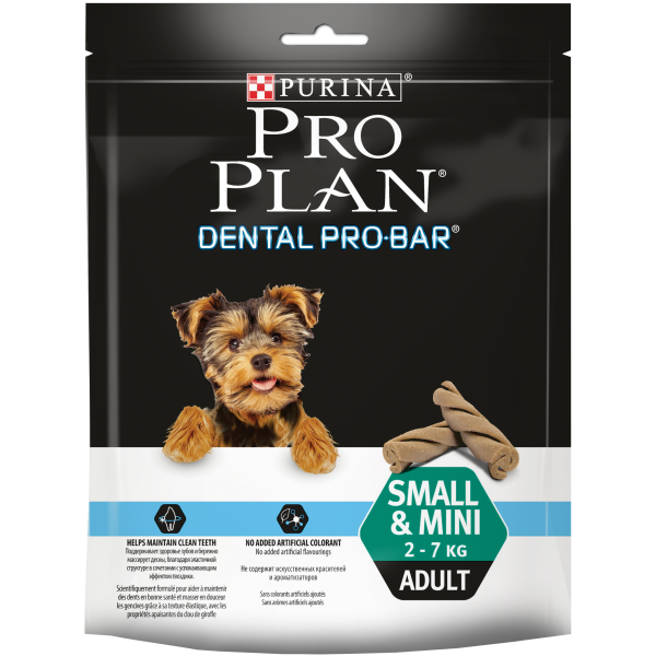 Pro Plan Dental ProBar Small & Mini лакомство для собак для поддержания здоровья полости рта 150 гр