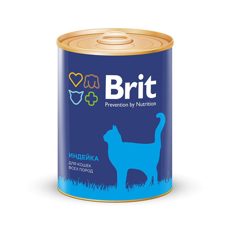 Brit Premium консервы с индейкой премиум класса 340 гр