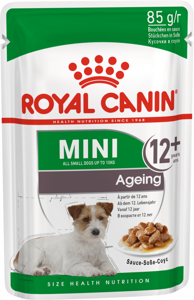 Royal Canin MINI AGEING 12+ для стареющих собак мелких размеров старше 12 лет пауч 85 гр