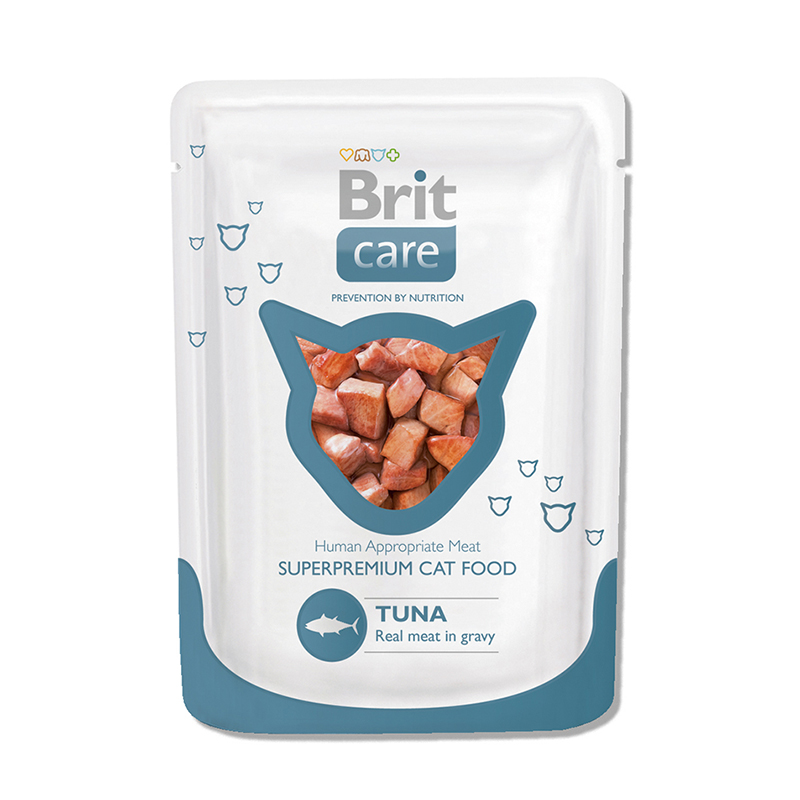 BRIT Care Cat влажный корм для кошек Тунец 80 гр