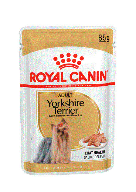 Royal Canin Yorkshire Terrier влажный корм для собак породы йоркширский терьер в возрасте с 10 месяцев 85 гр