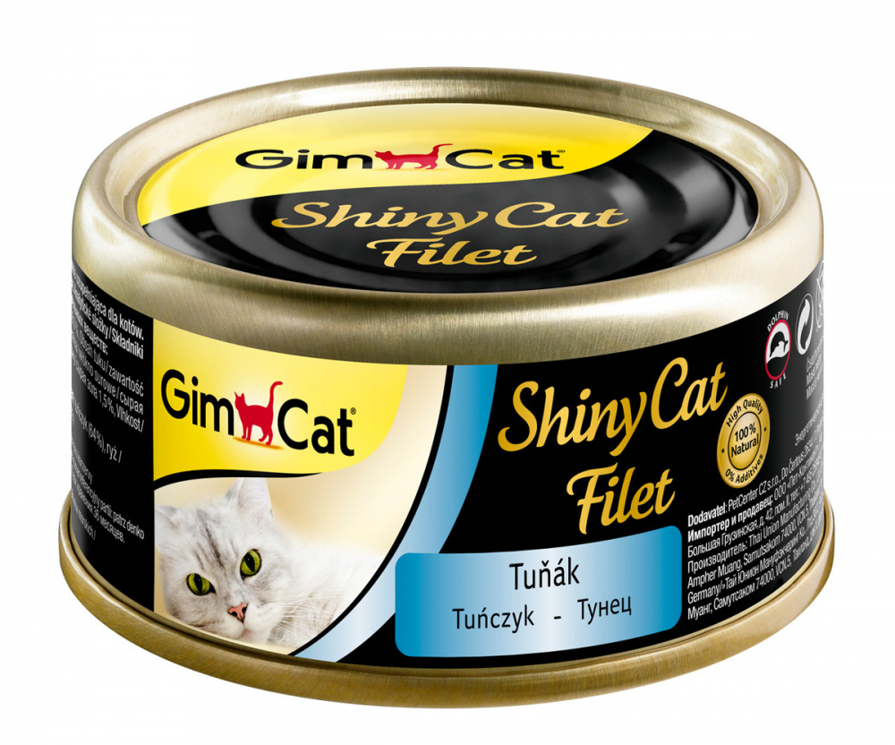 Gim Cat Shiny Cat Filet консервы для кошек из тунца 70 гр
