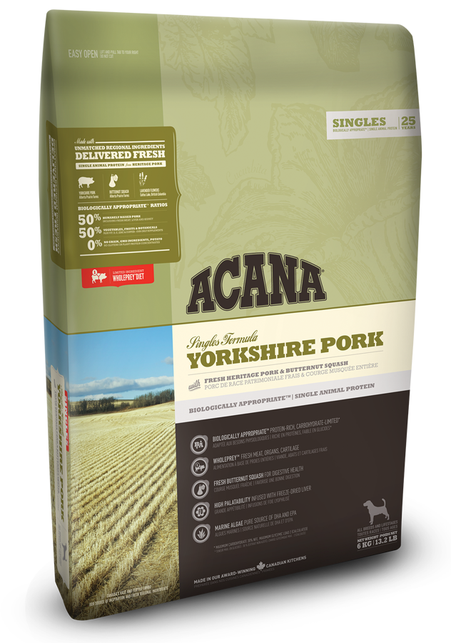 Acana Singles Yorkshire Pork со свининой