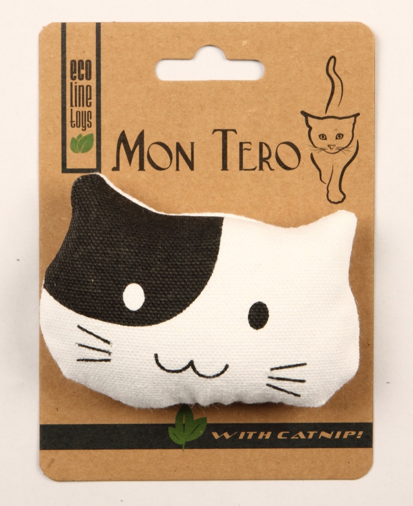 Мон Теро ЭКО игрушка для кошек "Кошка", 9смх7 см, с кошач.мятой 