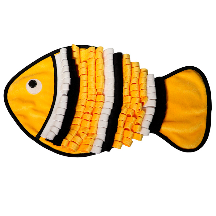 Mr.Kranch Нюхательный коврик Рыбка, размер 50х27см, оранжевая