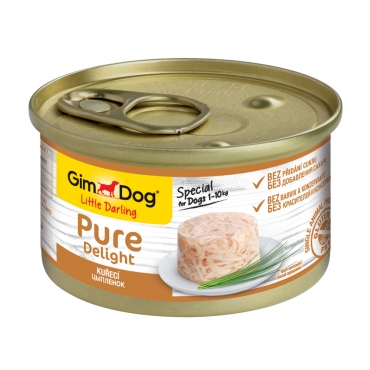 Gim Dog Pure Delight для собак в желе цыпленок 85 гр
