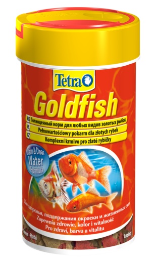Tetra Goldfish корм для золотых рыбок, хлопья