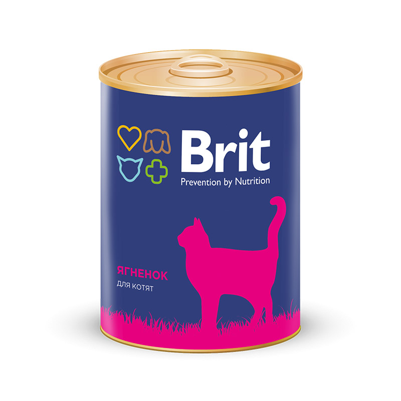 Brit Premium консервы для котят с ягненком премиум класса 340 гр