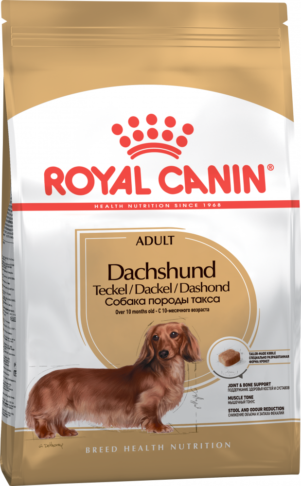 Royal Canin Dachshund Adult корм для собак породы такса в возрасте с 10 месяцев
