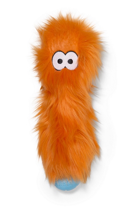 Zogoflex Rowdies игрушка плюшевая для собак Custer 10 см оранжевая
