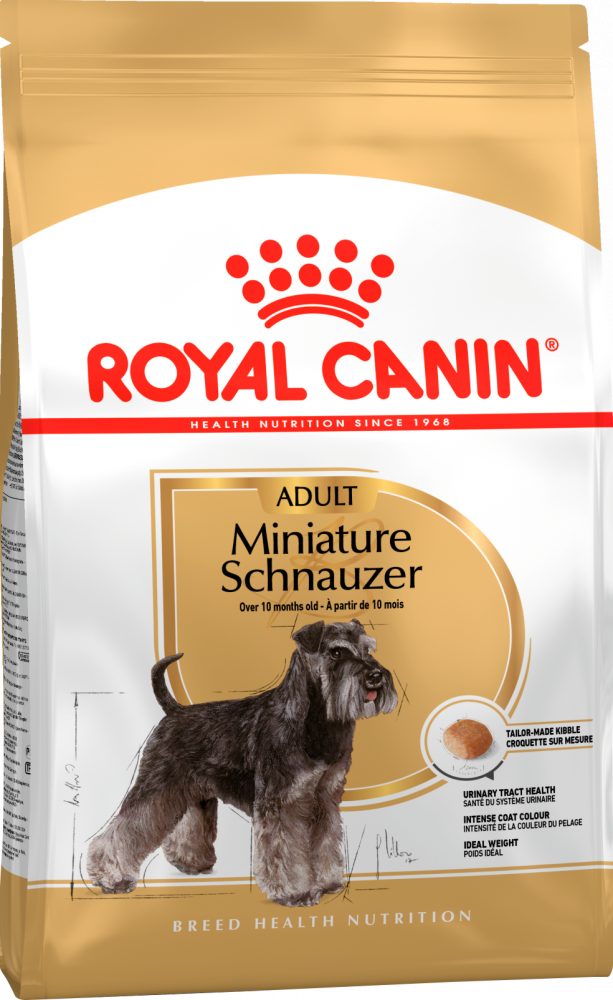 Royal Canin Mini Schnauzer корм для собак породы миниатюрный шнауцер в возрасте с 10 месяцев на протяжении всей жизни