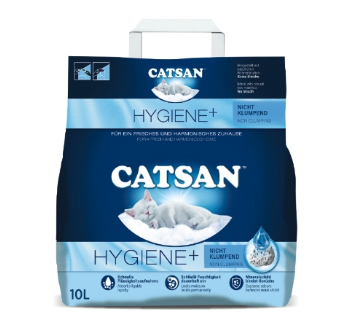 Catsan Hygiene + впитывающий наполнитель
