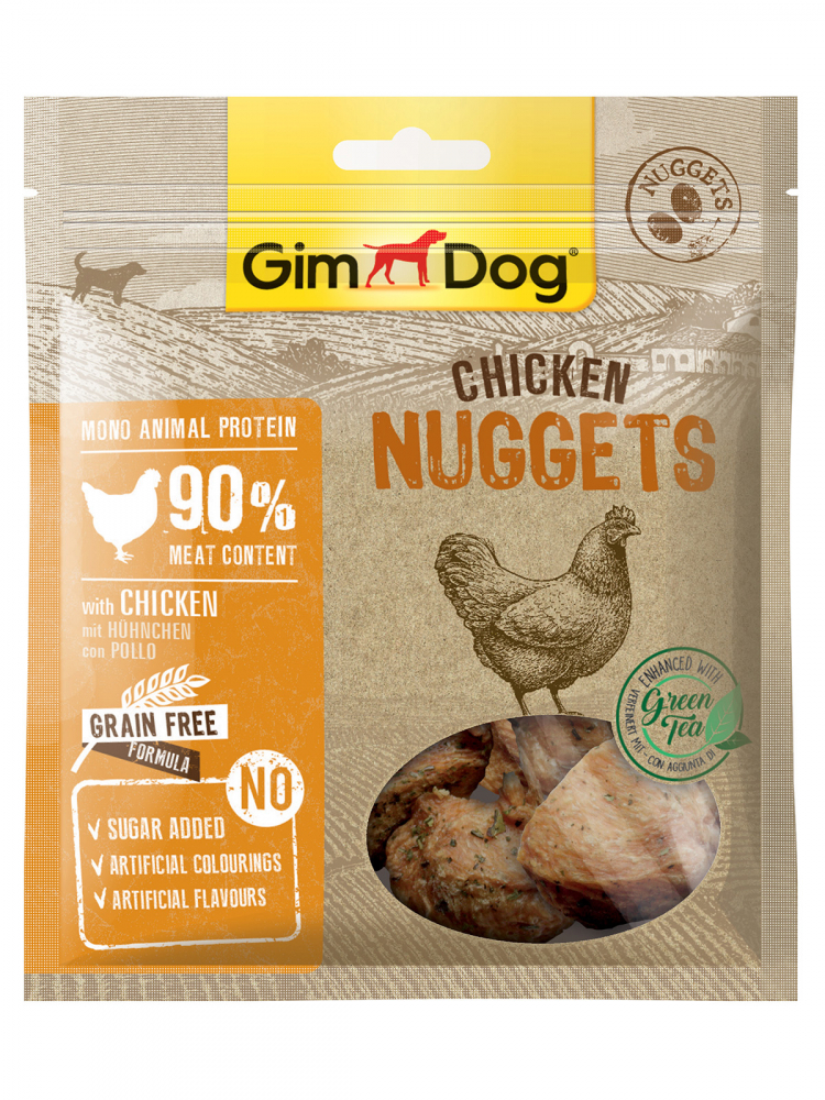 Gim Dog Chicken Nuggets наггетсы сыровяленые 55 гр