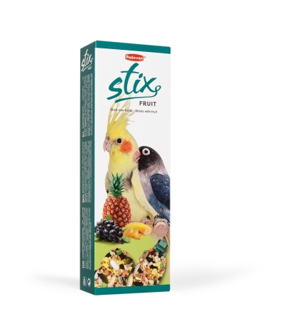 Padovan Stix Fruit Parrocchetti лакомства для взрослых попугаев среднего размера 100 гр