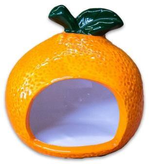 Керамик Арт домик для грызунов апельсинка 9х7,5х9 см