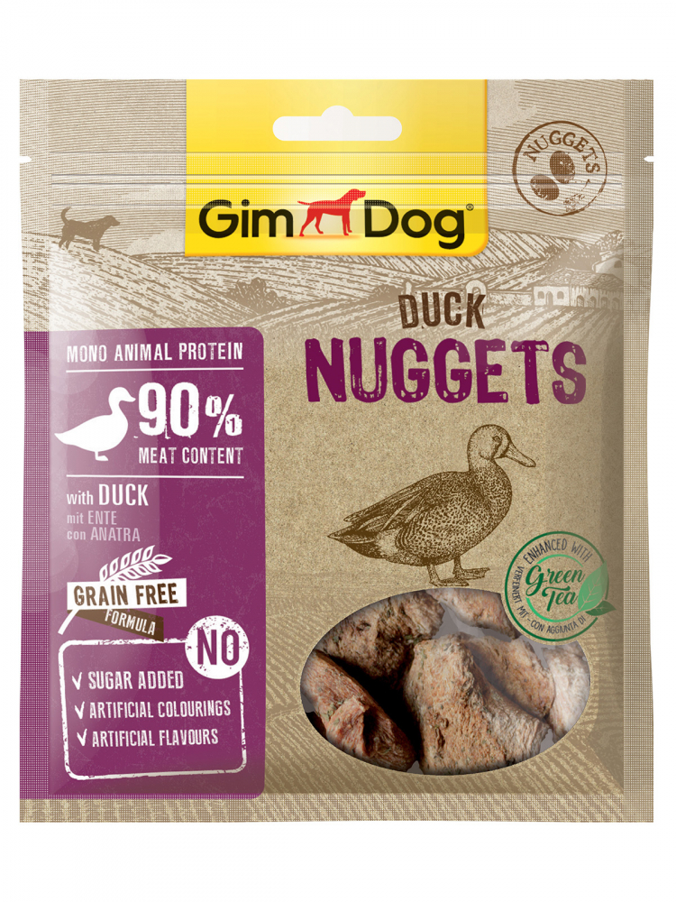 Gim Dog Duck Nuggets сыровяленое филе утки 55 гр