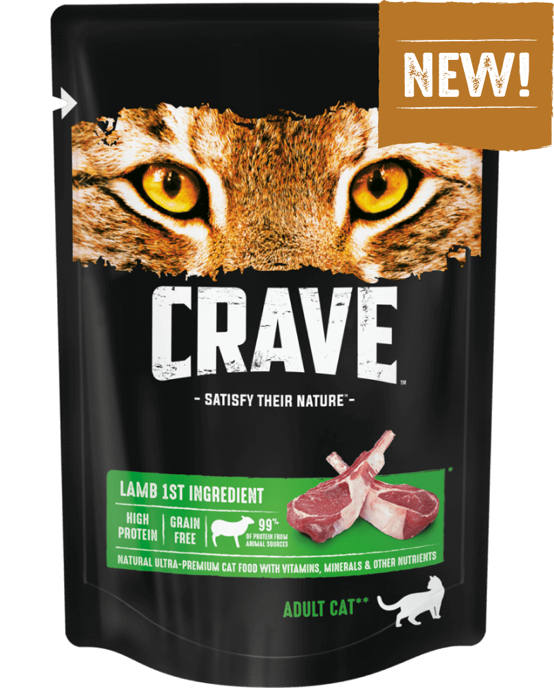 Crave влажный корм для взрослых кошек с ягненком 70 гр
