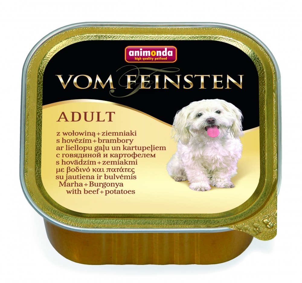 Animonda Vom Feinsten Adult для собак с говядиной и картофелем 150 гр