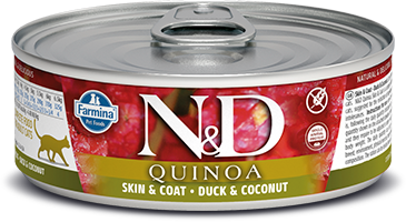 Farmina N&D QUINOA консервы для кошек утка с кокосом 80 гр