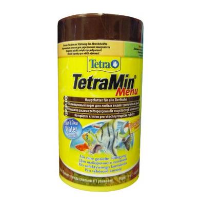 TetraMin Menu корм для рыб, мелкие хлопья 4 вида