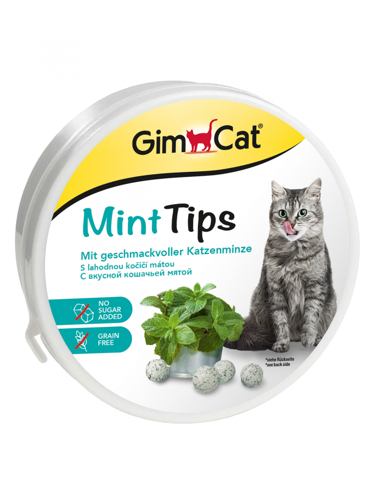 Gim Cat Mint Tips дополнительный источник витамина D3 с кошачей мятой 200 гр