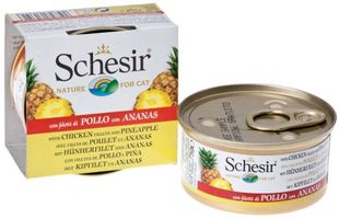 Schesir для кошек курица с ананасом 75 гр
