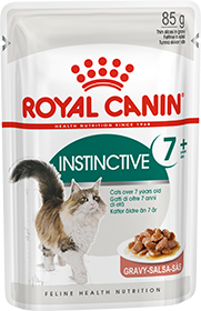 Royal Canin INSTINCTIVE +7 питание для кошек с 7 до 12 лет в соусе 85 гр