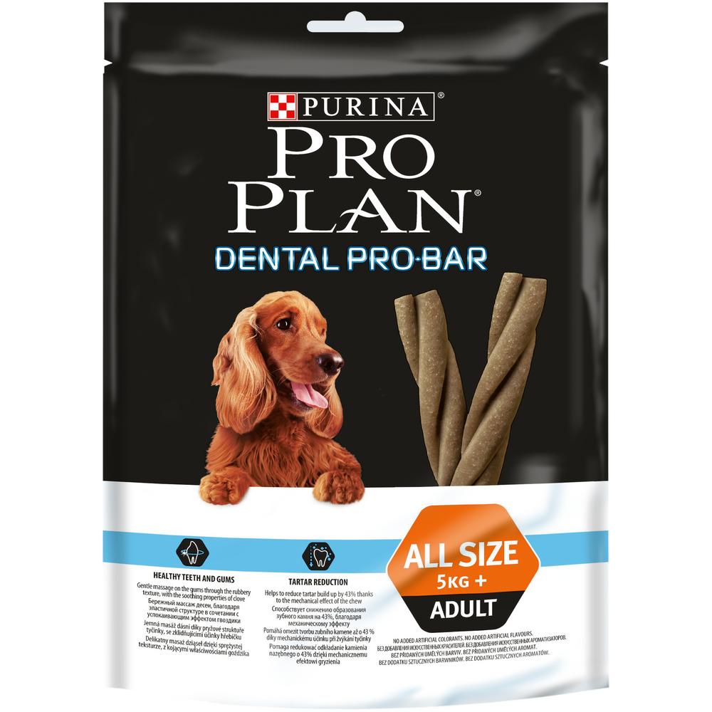 Pro Plan Dental Pro Bar All Size для взрослых собак для поддержания здоровья полости рта