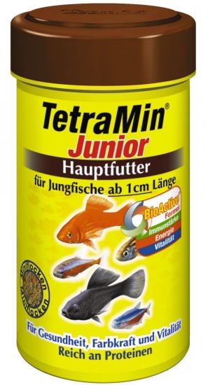 Tetra Min Junior корм способствующий росту мальков, мини-хлопья 