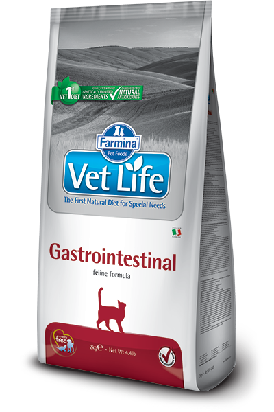 Farmina Vet Life Gastrointestinal диетическое питание для кошек с нарушениями процессов переваривания