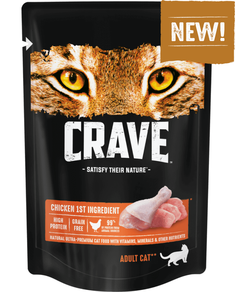Crave влажный корм для взрослых кошек с курицей 70 гр