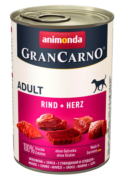 Animonda GranCarno Original Adult с говядиной и сердцем 400 гр