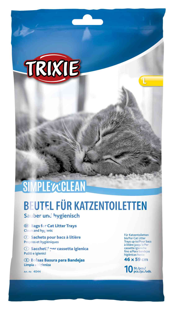 TRIXIE L 46 см x 59 см х 10 шт пакеты уборочные для кошачьих туалетов