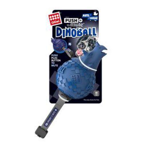 Gigwi игрушка динобол цератопс с отключаемой пищалкой 14.3 x 8.3 x 8.1 см