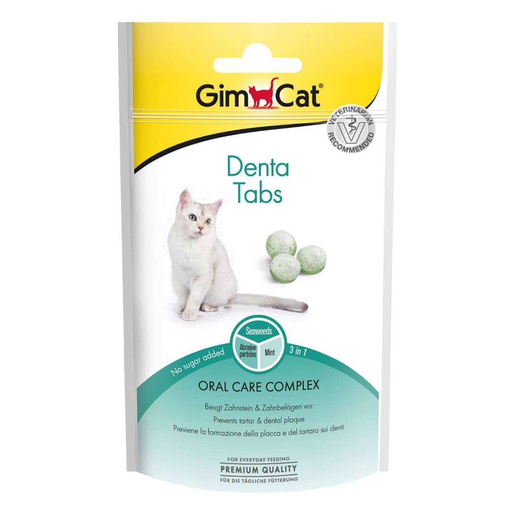 Gim Cat Denta Tabs витамины для кошек 40 гр