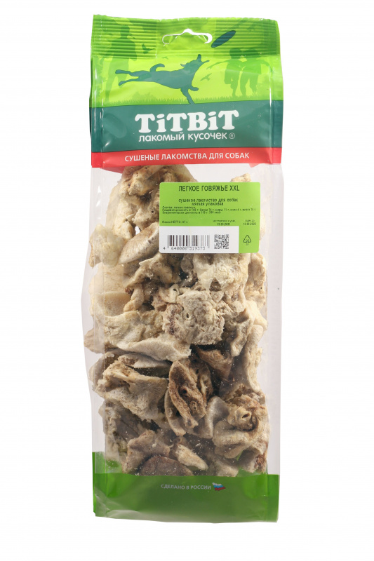 TitBit Легкое говяжье XXL - мягкая упаковка 67 гр