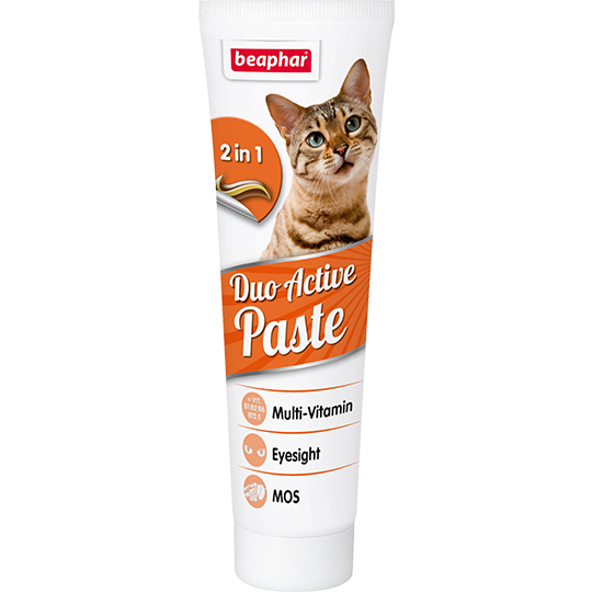 Beaphar Мультивитаминная паста Duo Active Pasta для кошек