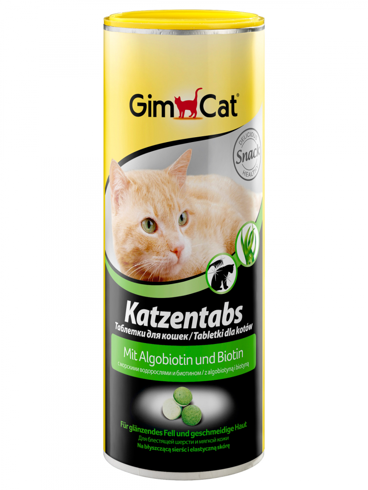 Gim Cat Katzentabs с водорослями и биотином 425 гр