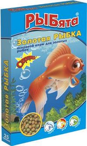 Зоомир "Рыбята Золотая Рыбка" корм для золотых рыбок, гранулы