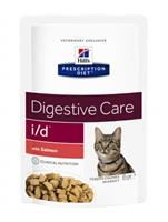Хиллс I/D для кошек - лечение желудочно-кишечных заболеваний консервы с лососем 85 гр