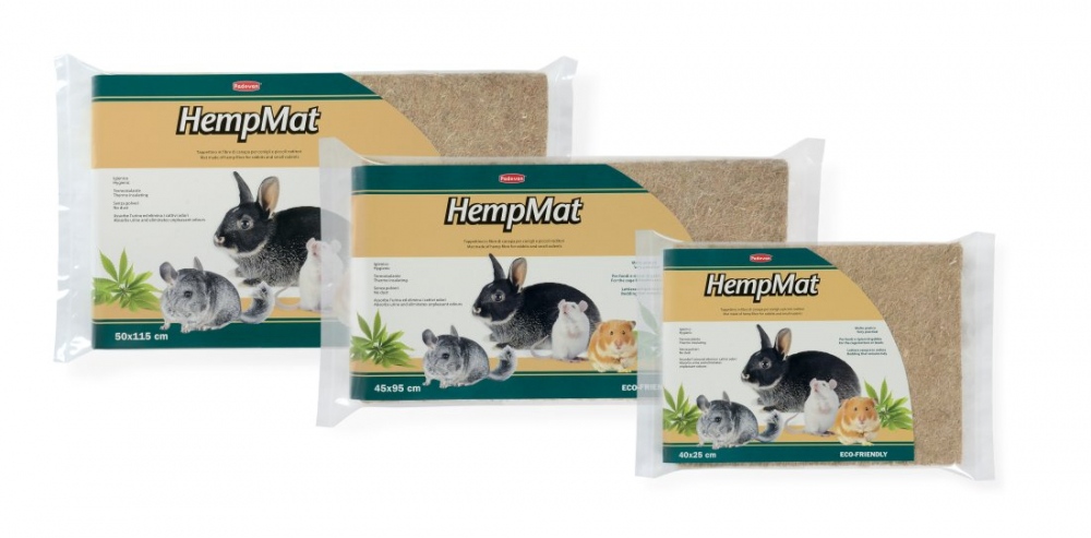 Padovan Hempmat коврик из пенькового волокна для кроликов, грызунов и других мелких домашних животных