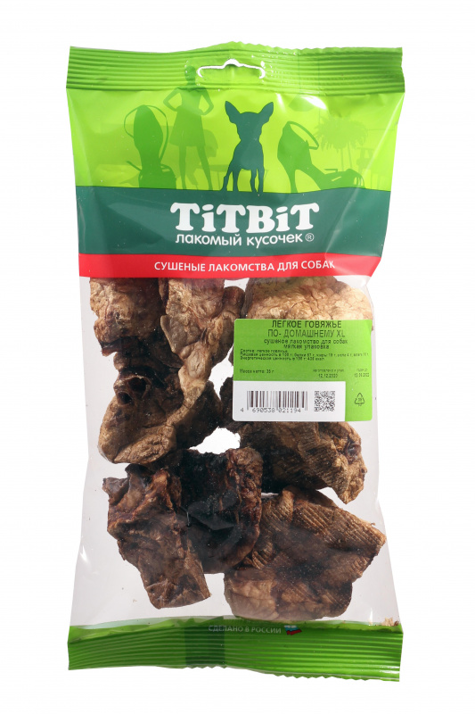 TitBit Легкое говяжье по-домашнему XL - мягкая упаковка 35 гр