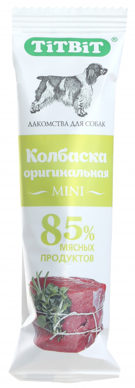 TitBit Колбаска оригинальная mini (30 шт) 20 гр