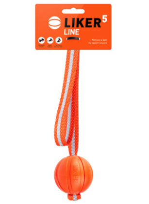 Liker Line 5 - мячик на ленте для щенков и собак мелких пород 5 см