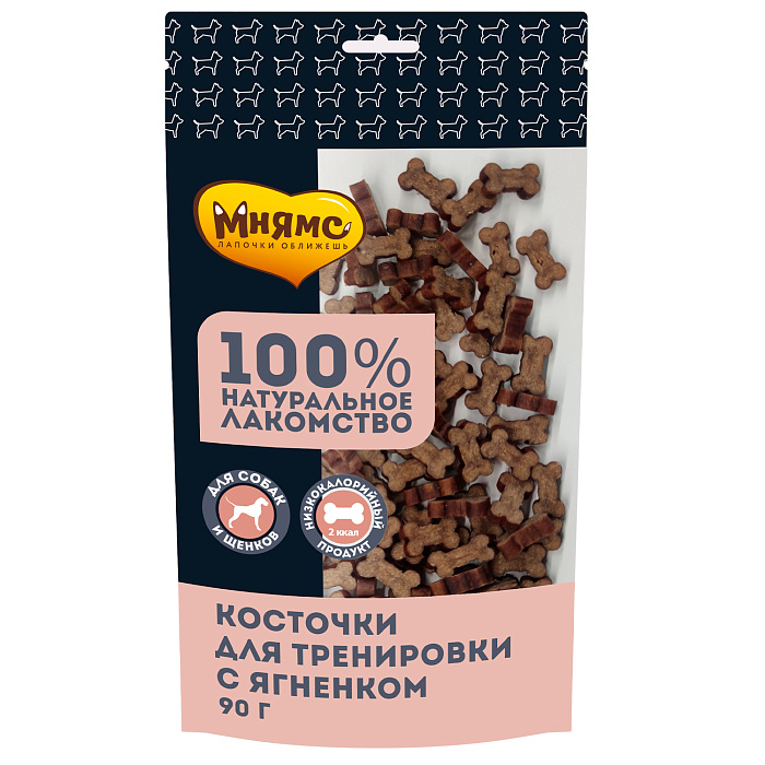 Мнямс для собак "Косточки" с ягненком 90г